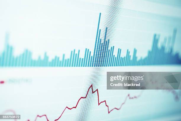 stock market data - trading board stock-fotos und bilder