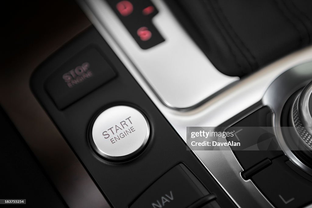 Car Engine Buttons Car Engine Start Button High-Res Stock Photo - Getty Images