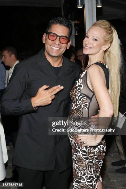 Ismael Cala and Consuelo Vanderbilt during the Art Basel Extravaganza presented by SOHO Muse Inc., Family Office Association, & CACHED held at The...