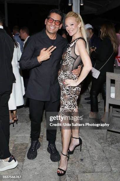 Ismael Cala and Consuelo Vanderbilt during the Art Basel Extravaganza presented by SOHO Muse Inc., Family Office Association, & CACHED held at The...