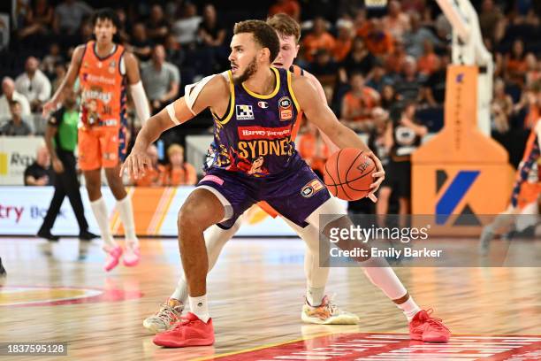 Hogg of the Kings in actionduring the round 10 NBL match between Cairns Taipans and Sydney Kings at Cairns Convention Centre, on December 07 in...