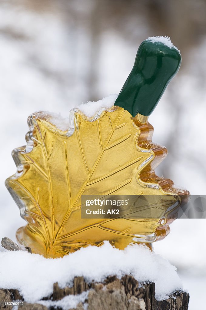 Maple syrup bottle