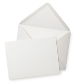 Envelope with blank note