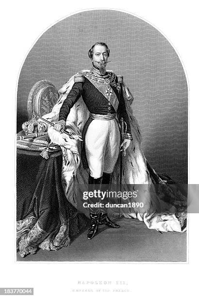 napoleon iii - napoleon iii stock illustrations