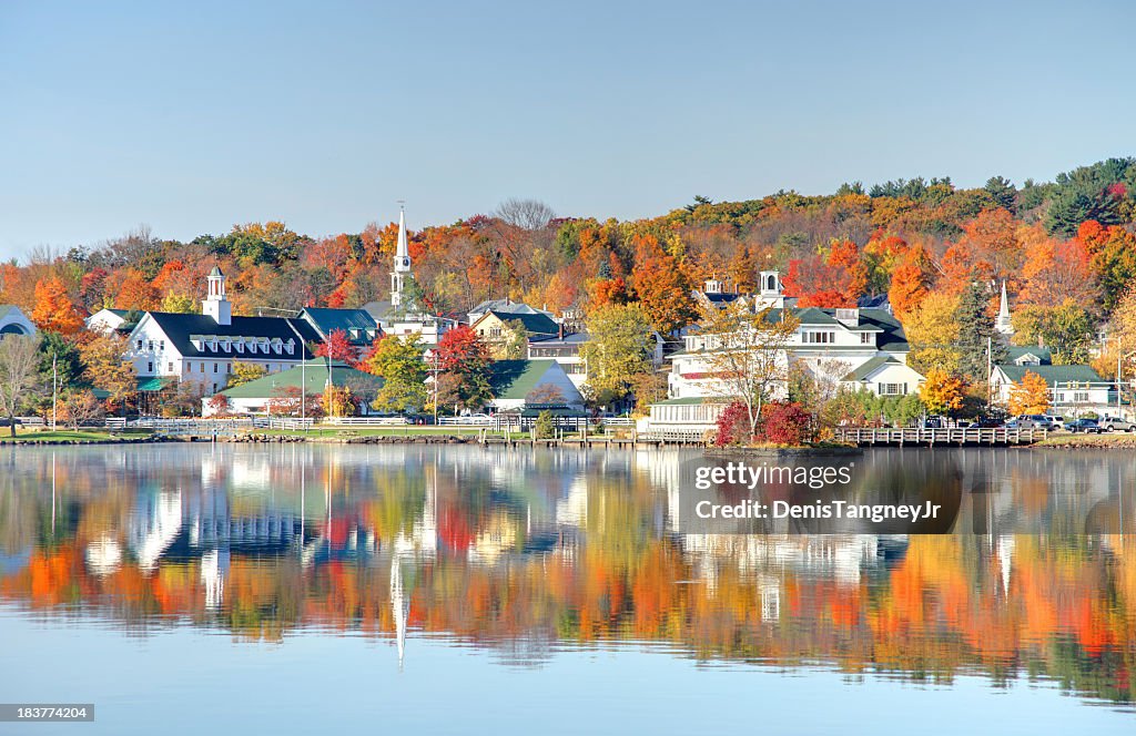 Herbst am Lake Winnipesaukee