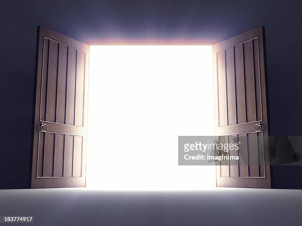 open old doors - open stock pictures, royalty-free photos & images