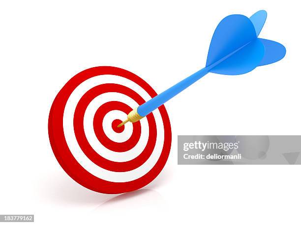 bull's eye - bullseye target stock pictures, royalty-free photos & images