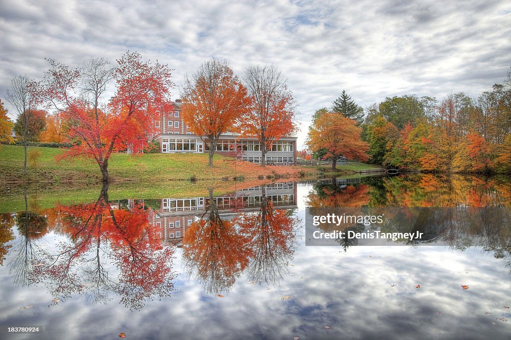 Fall Reflection Autumn Reflection High-Res Stock Photo - Getty Images