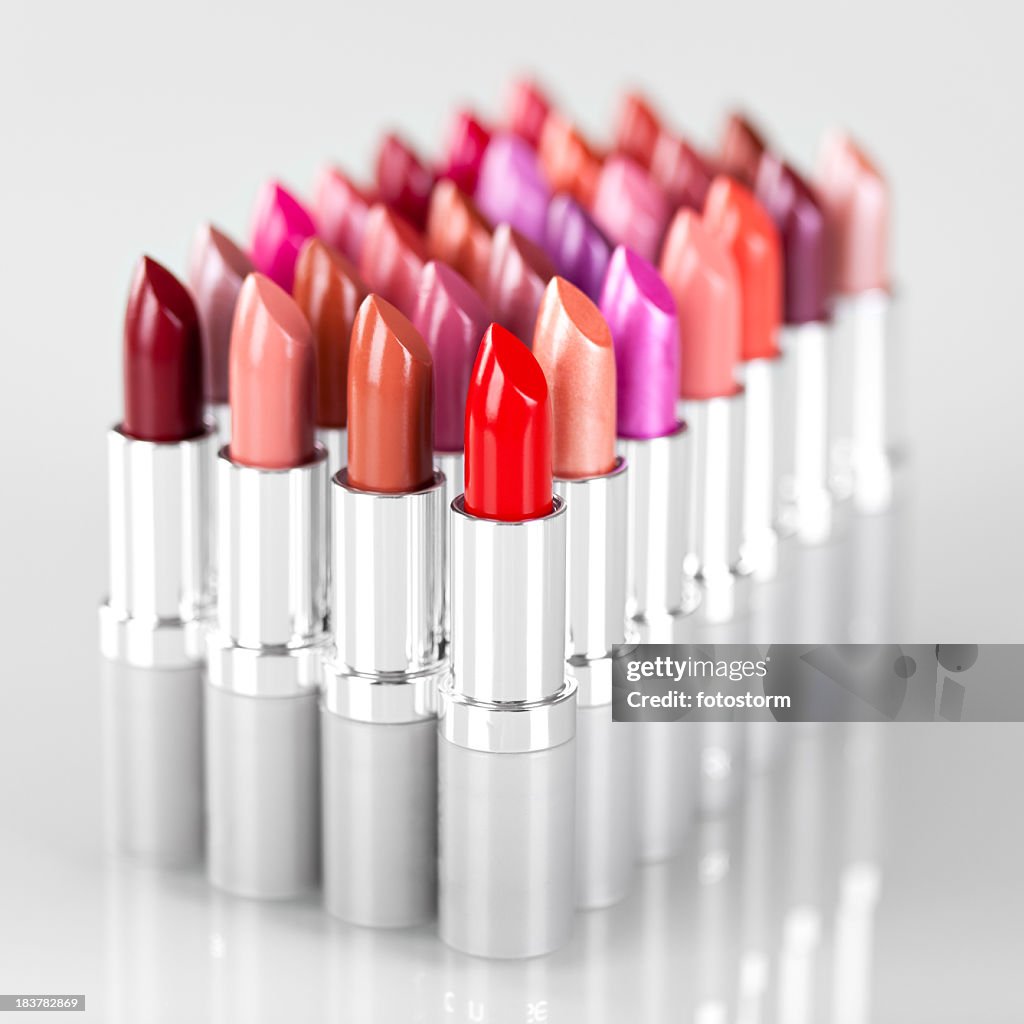 Lipsticks の列
