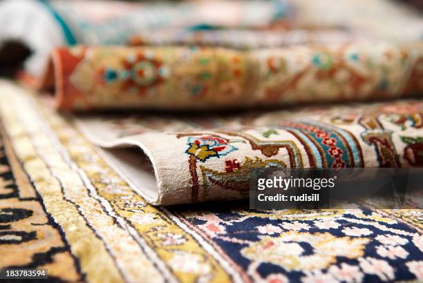 persian carpets - carpet stock pictures, royalty-free photos & images