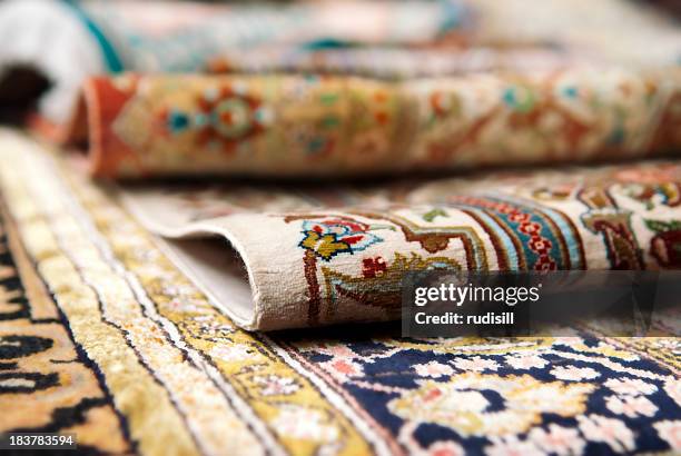 persian carpets - carpet decor stock pictures, royalty-free photos & images