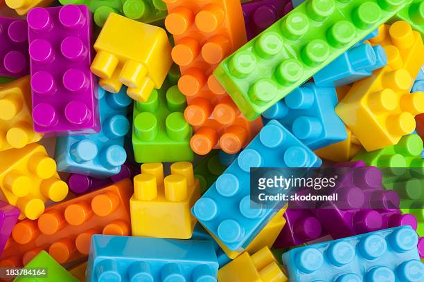 building blocks - toys background stock pictures, royalty-free photos & images