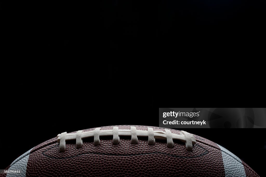 Stylish shot of a gridiron football