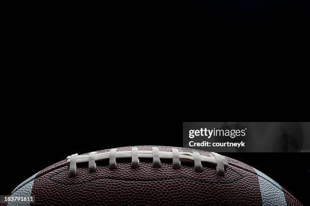 stylish shot of a gridiron football - football ball close up stock pictures, royalty-free photos & images