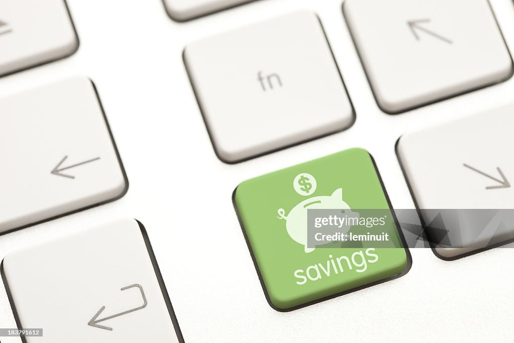 Savings computer key