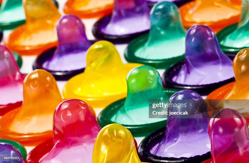 Condoms in Colors