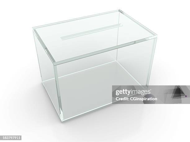 voting ballot - glass box stock pictures, royalty-free photos & images