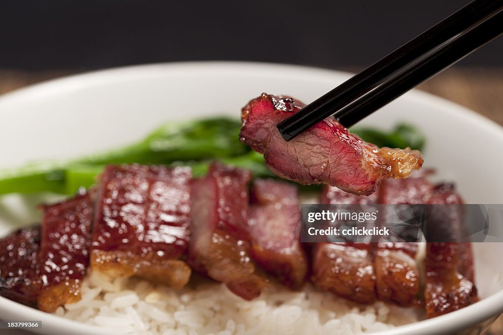 Siu Lab Rice Char Siu Rice High-Res Stock Photo - Getty Images
