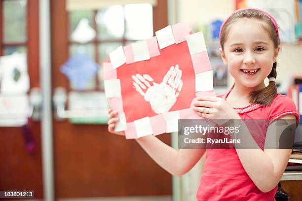 valentines day in school classroom - homemade valentine stock pictures, royalty-free photos & images