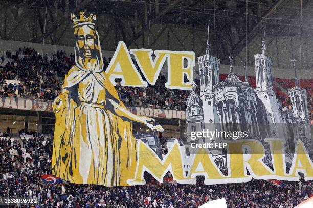 Illustration during the Ligue 1 Uber Eats match between Olympique Lyonnais and Toulouse Football Club at Groupama Stadium on December 10, 2023 in...