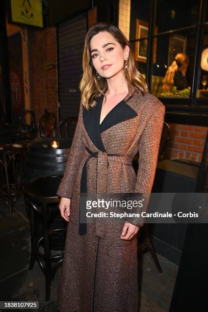 Jenna Coleman attends the CHANEL Metiers D'Art Show on December 07, 2023 in Manchester, England.