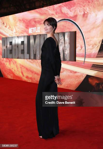 Duffy attends the London Premiere of "Rebel Moon - Part One: A Child Of Fire" at the BFI IMAX Waterloo on December 07, 2023 in London, England.