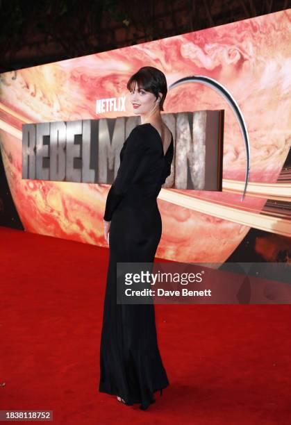 Duffy attends the London Premiere of "Rebel Moon - Part One: A Child Of Fire" at the BFI IMAX Waterloo on December 07, 2023 in London, England.