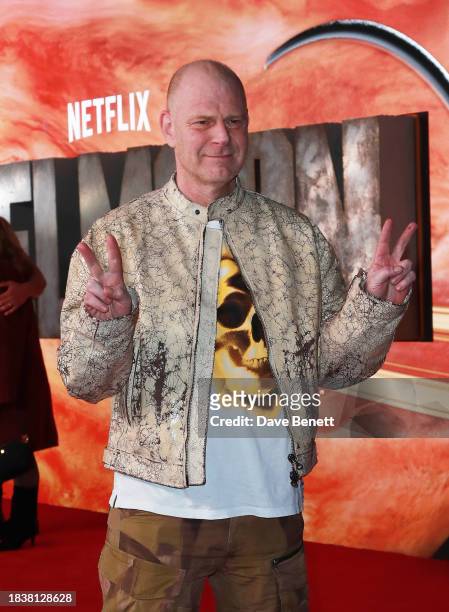 Tom Holkenborg attends the London Premiere of "Rebel Moon - Part One: A Child Of Fire" at the BFI IMAX Waterloo on December 07, 2023 in London,...