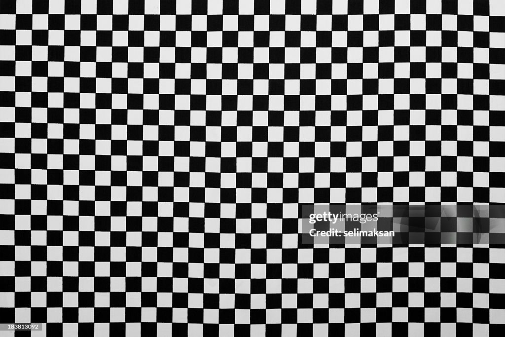 Photo Of Fabric As Black And White Plaid Background