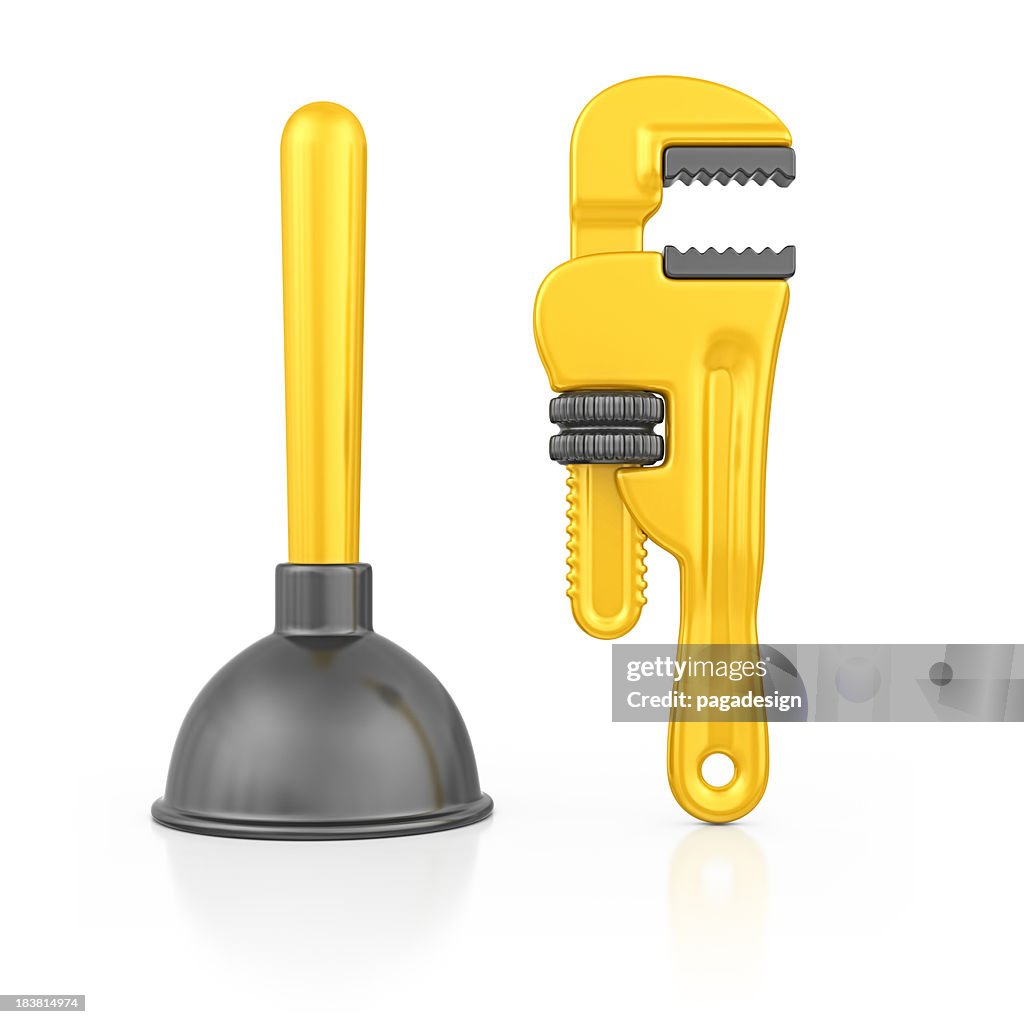 Plunger with wrench