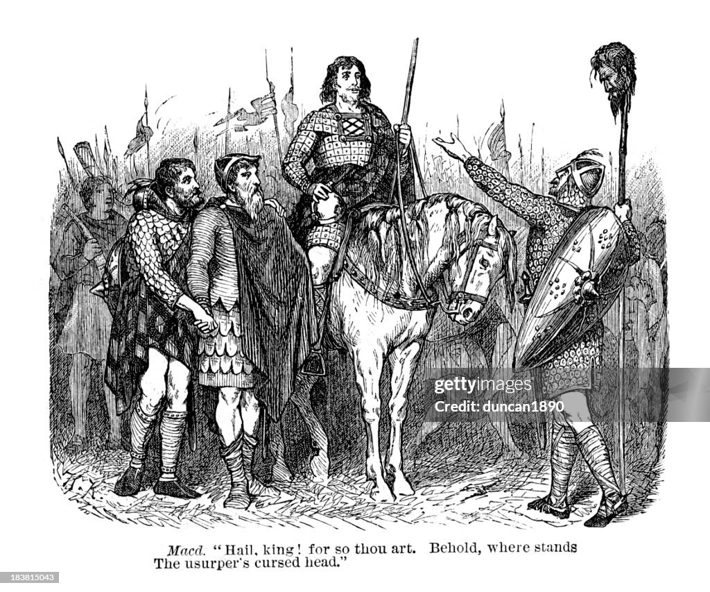 Macbeth-usurper cursed del cabezal