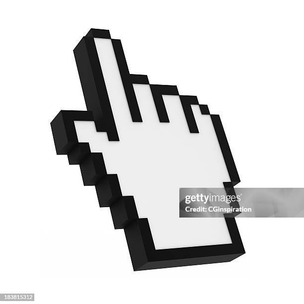 cursor - 3d hand stock pictures, royalty-free photos & images