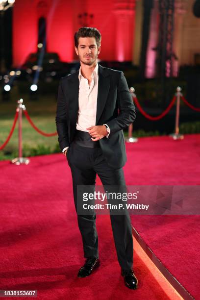 Andrew Garfield attends the red carpet on the closing night of the Red Sea International Film Festival 2023 on December 07, 2023 in Jeddah, Saudi...