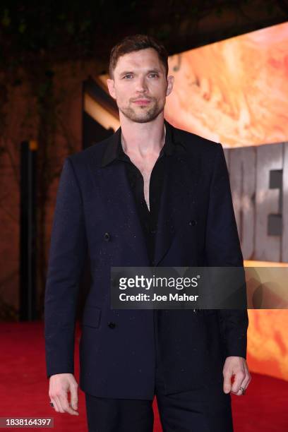 Ed Skrein attends the London premiere of "Rebel Moon - Part One: A Child Of Fire" at BFI IMAX Waterloo on December 07, 2023 in London, England.