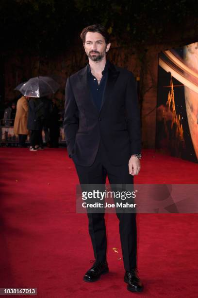 Michiel Huisman attends the London premiere of "Rebel Moon - Part One: A Child Of Fire" at BFI IMAX Waterloo on December 07, 2023 in London, England.