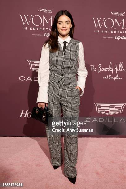 Lucy Hale attends The Hollywood Reporter's Women In Entertainment Gala at The Beverly Hills Hotel on December 07, 2023 in Beverly Hills, California.