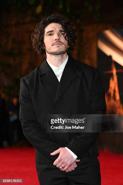 Fra Fee attends the London premiere of "Rebel Moon - Part One: A Child Of Fire" at BFI IMAX Waterloo on December 07, 2023 in London, England.