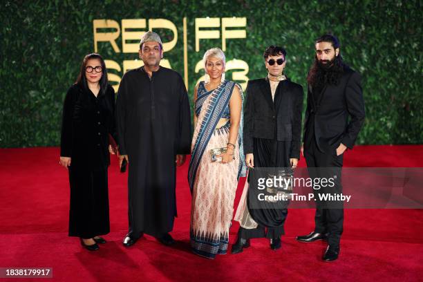 Aalia Mahboob Elahi, Abid Aziz Merchant, Iram Parveen Bilal,Gulshan Majeed and guest attend the red carpet on the closing night of the Red Sea...