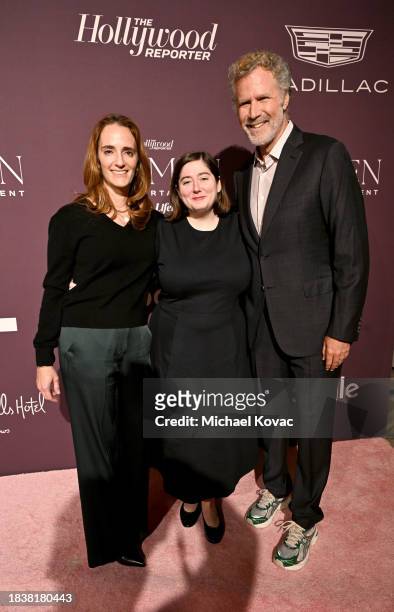 Jessica Elbaum, Samy Burch and Will Ferrell attend The Hollywood Reporter's Women In Entertainment 2023 at The Beverly Hills Hotel on December 07,...
