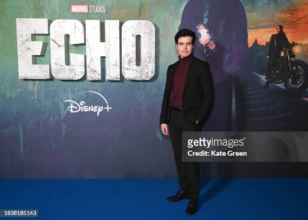 Conor McAuley attends the UK Special Screening of Marvel Studios', 'Echo', at The Cinema in The Power Station, Battersea Power Station on December...
