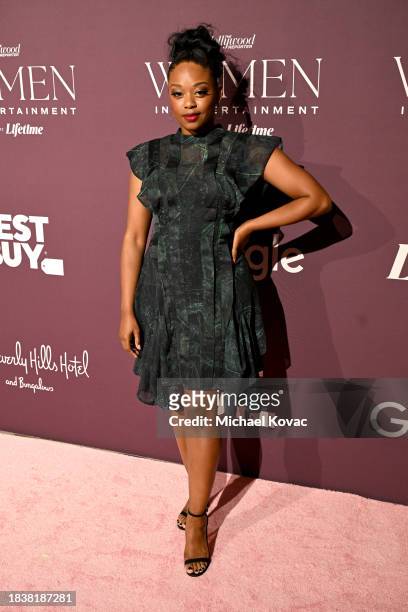 Jazz Raycole attends The Hollywood Reporter's Women In Entertainment 2023 at The Beverly Hills Hotel on December 07, 2023 in Los Angeles, California.