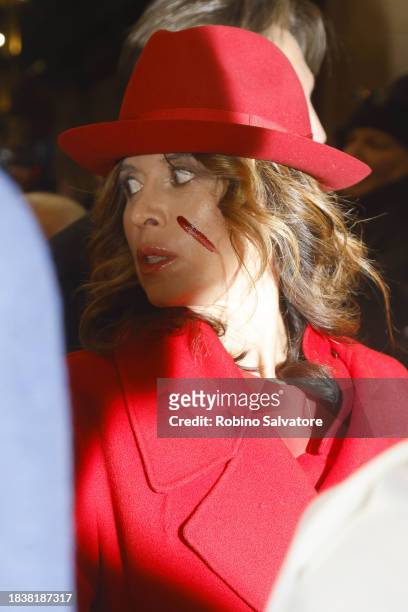 Guest attends the 2023/2024 Season Inauguration at Teatro Alla Scala on December 07, 2023 in Milan, Italy.