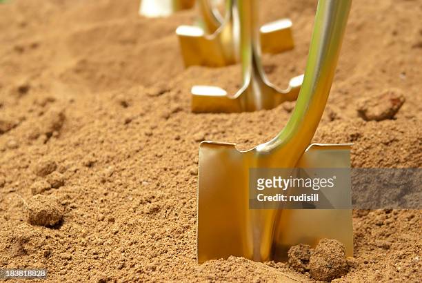 shovel - ceremony stock pictures, royalty-free photos & images