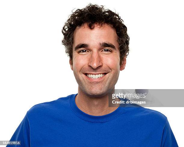 happy grinning man portrait - short hair men stock pictures, royalty-free photos & images