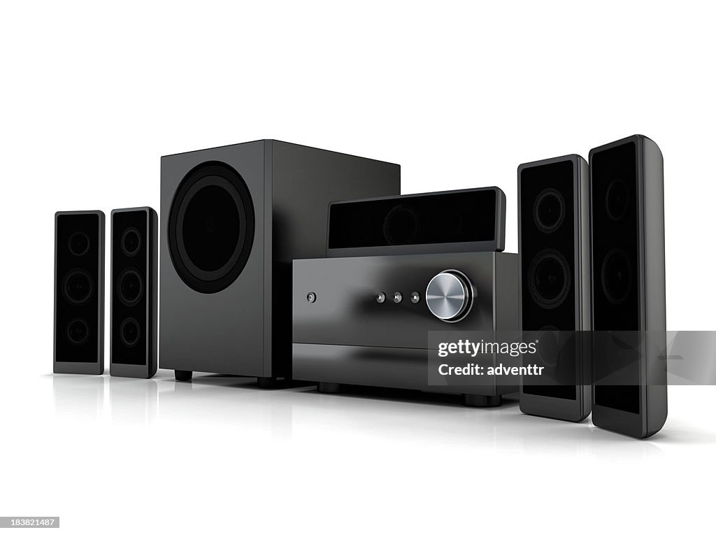 Compact home theater system