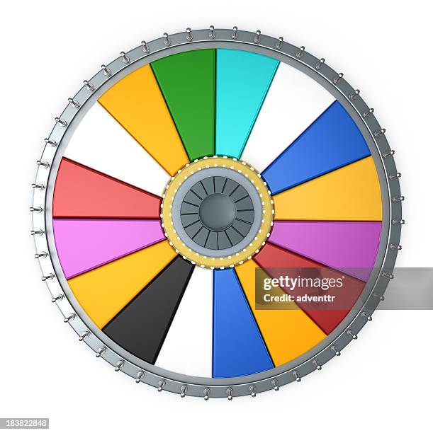 prize wheel - lucky wheel stock pictures, royalty-free photos & images