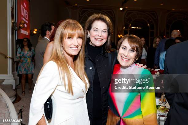 Jane Seymour, Sherry Lansing and Victoria Gold, EVP & Publisher at THR attend The Hollywood Reporter's Women in Entertainment 2023 at The Beverly...