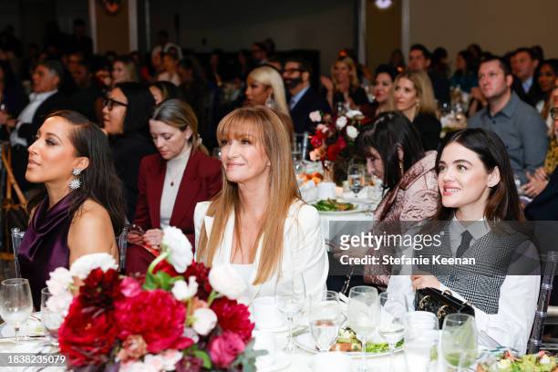 Robin Thede, Jane Seymour and Lucy Hale attend The Hollywood Reporter's Women in Entertainment 2023 at The Beverly Hills Hotel on December 07, 2023...