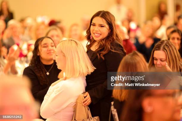 Samantha Bugarin attends The Hollywood Reporter's Women in Entertainment 2023 at The Beverly Hills Hotel on December 07, 2023 in Los Angeles,...