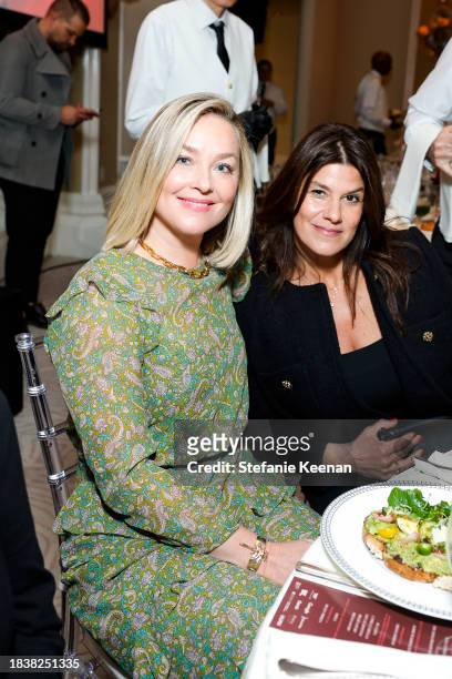 Elisabeth Röhm and Robbie Brenner attend The Hollywood Reporter's Women in Entertainment 2023 at The Beverly Hills Hotel on December 07, 2023 in Los...